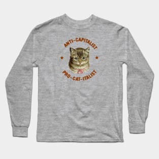 anti-capitalist / pro-cat-italist Long Sleeve T-Shirt